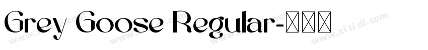 Grey Goose Regular字体转换